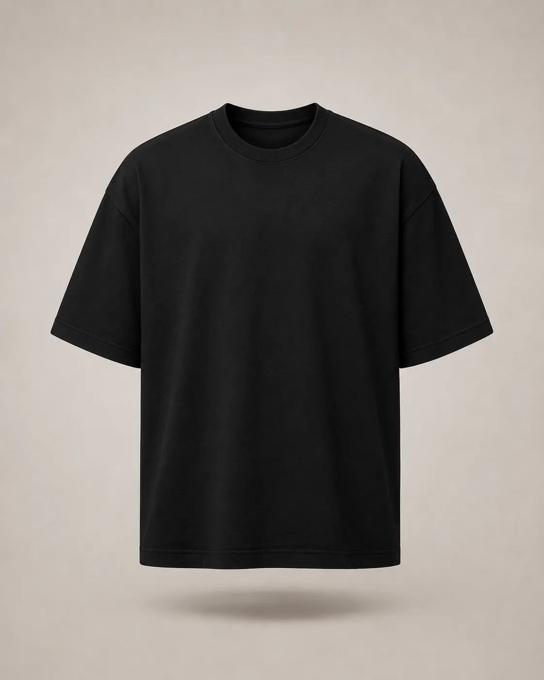 T-shirt oversized masculina · Boxy · ombro caído